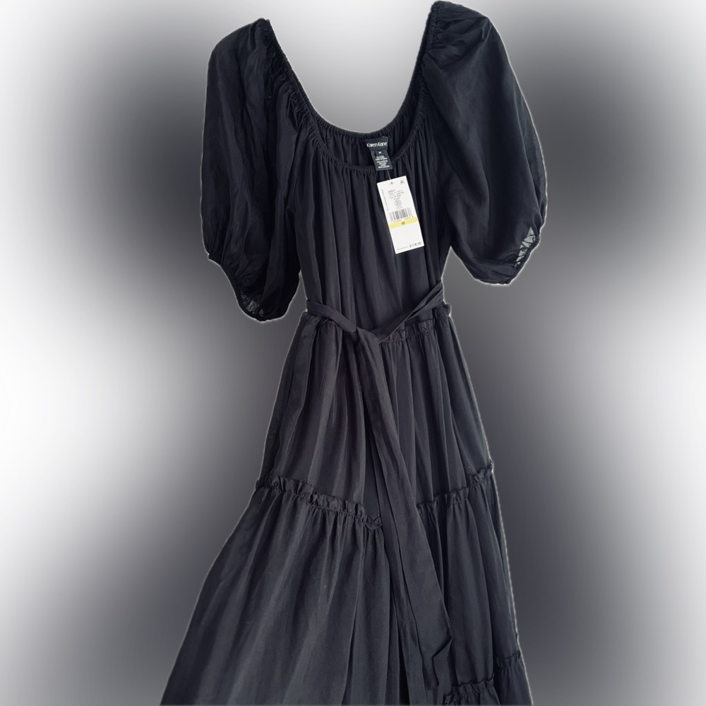 Karen Kane Peasant Dress- BLACK- Medium
With side POCKETS
NWT